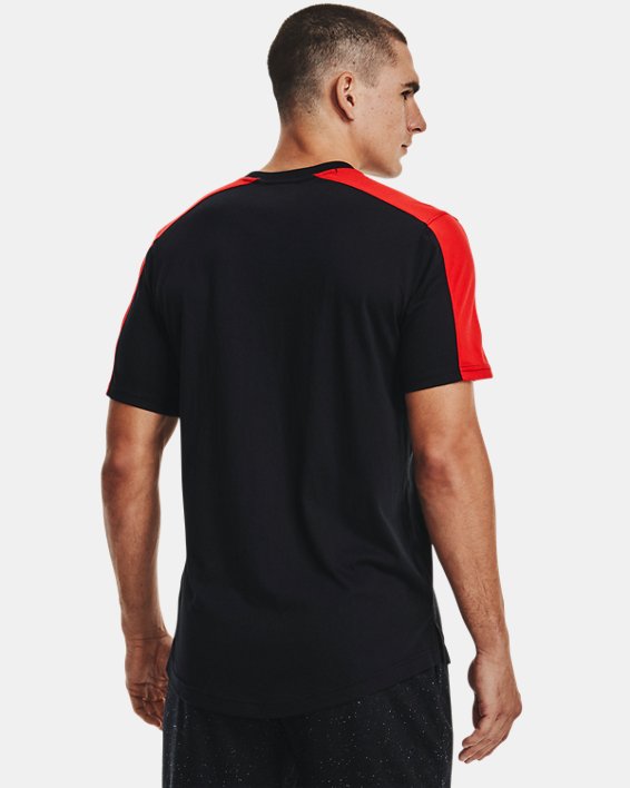 Men's UA Athletic Department Pocket T-Shirt, Black, pdpMainDesktop image number 1